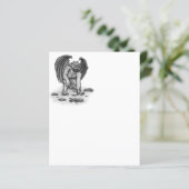 Feuille de papier Golem Gargoyle (Debout devant)