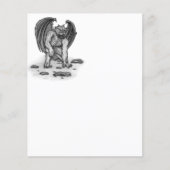 Feuille de papier Golem Gargoyle (Devant)