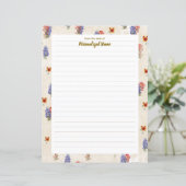 Feuille de papier lin Fleur sauvage du Texas (Debout devant)