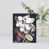 Feuille de papier Merci à fleurs Magnolia (Debout devant)