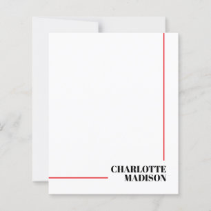Feuille de papier minimaliste tendance noir blanc
