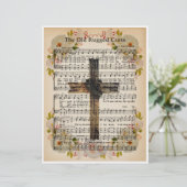 Feuille de papier Musique Art-L'ancienne croix rob (Debout devant)