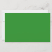 Feuille de papier personnalisé vert et blanc de la (Devant)