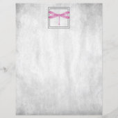 Feuille de papier personnalisée Magenta Dragonfly (Dos)