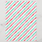 Feuille de papier pour lettre au Père Noël pour en (Dos)