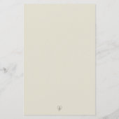 Feuille de papier rayée de vol enchanté 5,5" x 8,5 (Dos)