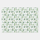 Feuille de papier rouge vert Motif de Noël (Devant)