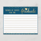 Feuille de papier sur les mots de conseils (Dos)