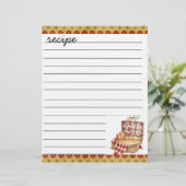 feuille de recette (Debout devant)