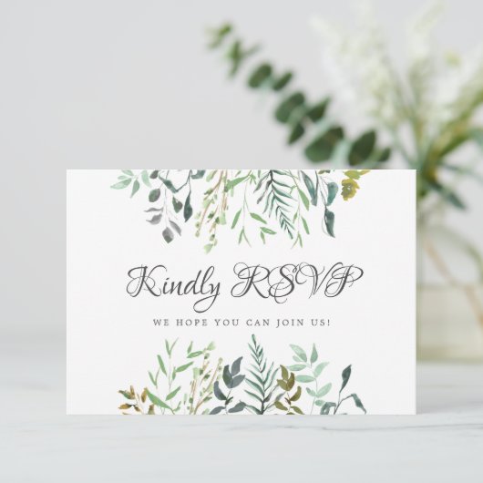 Feuille de réponse de mariage avec choix de chanso (Debout devant)