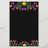 Feuille de réponses pour jeu de douche florale Fie (Dos)