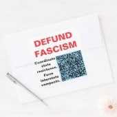 Feuille de six 3 pouces, autocollants carrés. (Enveloppe)