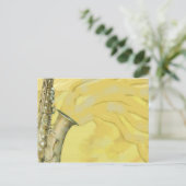 Feuille de son, carte postale (Debout devant)