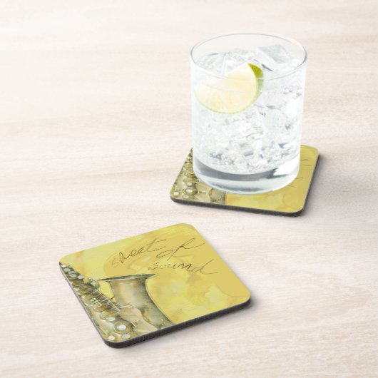 Feuille de son, dessous de verre de liège (Côté Droit)