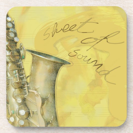 Feuille de son, dessous de verre de liège (Devant)