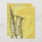 Feuille de son, invitation (Devant / Derrière)