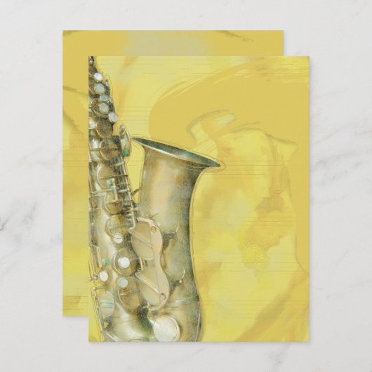 Feuille de son, invitation (Devant / Derrière)