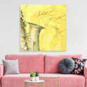 Feuille de son, toile (Insitu(Salon))