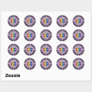 Feuille De Stickers - Égalité Pour Tous Les LGBTQI