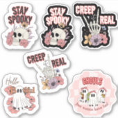 Feuille de stickers Halloween (Devant)