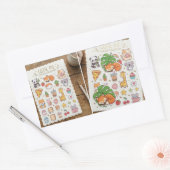 Feuille de stickers kawaii chibi à découper (Enveloppe)