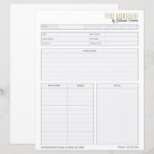 Feuille de travail pour la planification d'événeme (Devant / Derrière)