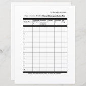 Feuille de travail sur la superpuissance : Défaire (Devant / Derrière)