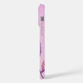 'Feuille de Violette Sereine' iPhone 15 Pro Max Mi (Côté gauche)