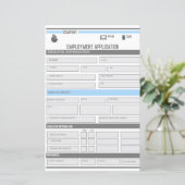Feuille d'emploi (Debout devant)