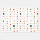 Feuille d'enveloppement de l'alphabet de vie de qu (Devant 2)