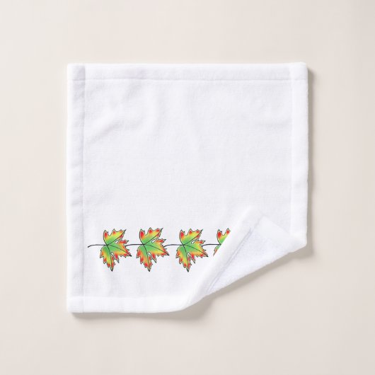 Feuille d'érable (Gant de toilette)