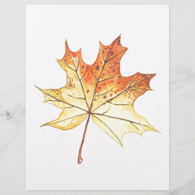 Feuille d'érable (Devant)