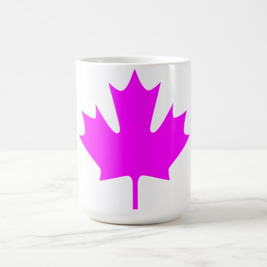 feuille d'érable colorée - tasses (Centre)