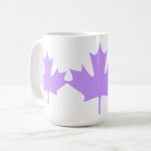 feuille d'érable colorée - tasses (Devant gauche)