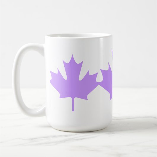 feuille d'érable colorée - tasses (Gauche)