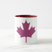 feuille d'érable colorée - tasses (Centre)