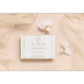 Feuille d'érable d'or Enregistrer la carte de post