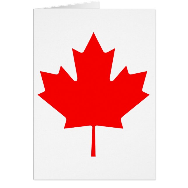 Feuille d'érable du Canada (Devant)