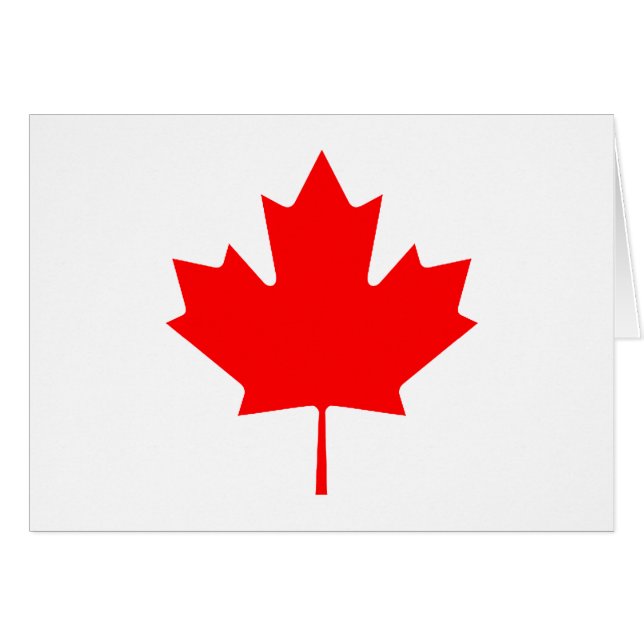 Feuille d'érable RedTransp les cadeaux de Zazzle (Devant horizontal)