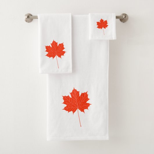 Feuille d'érable rouge (En situation)