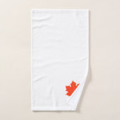 Feuille d'érable rouge (Serviette à main)