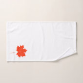 Feuille d'érable rouge (Serviette à main)
