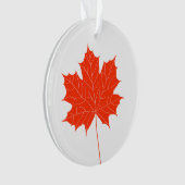 Feuille d'érable rouge (devant)