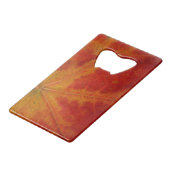 Feuille d'érable rouge Abstraite Automne Photograp (Devant Angle)