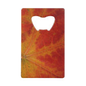 Feuille d'érable rouge Abstraite Automne Photograp (Dos)