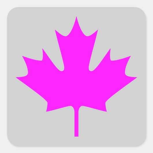 Feuille d'érable - Stickers (Devant)