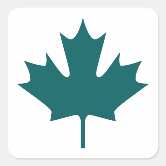 Feuille d'érable - Stickers (Devant)