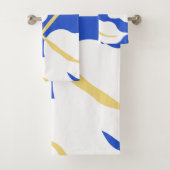 Feuille d'impression d'été de la côte bleue (En situation)