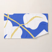 Feuille d'impression d'été de la côte bleue (Serviette à main)
