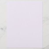 Feuille d'inscription Mauve Blush Bloom pour agent (Dos)